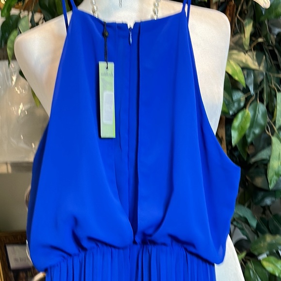 🆕NWT Sam Edelman Royal Blue, Pleated Maxi Skirt, S - Picture 5 of 13
